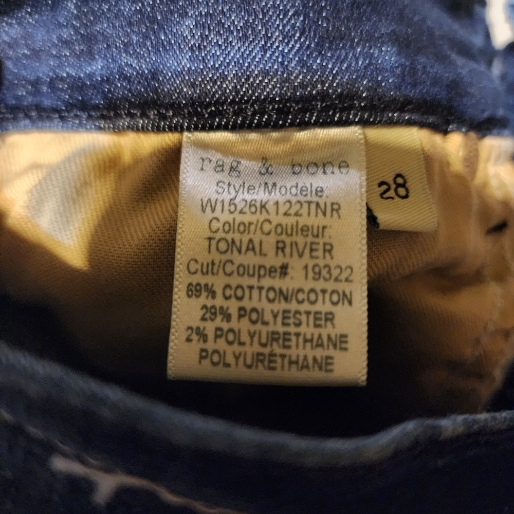 Rag & Bone Ankle Skinny Jeans Sz 28 - Picture 6 of 7